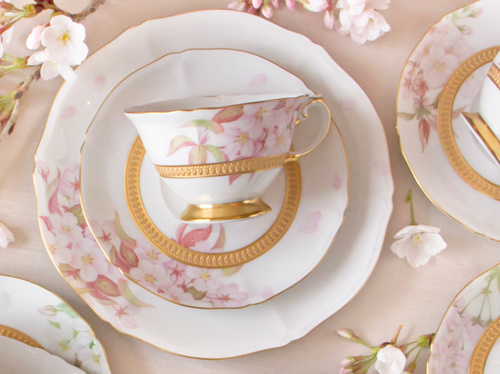 日本の桜 大倉陶園公式オンラインショップ 高級洋食器 結婚祝・引出物 